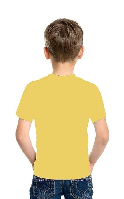 Boy's Regular Fit T-Shirt | Plain Casual Wear Round Neck Half Sleeve  Premium Cotton Kids T-Shirts for Boys and Girls