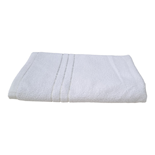 Cotton 400 GSM Large Size White Bath Towel for Hotel, Men, Women, Unisex, Kids, Soft and Absorbent (55 inch x 27 inch or 140 cm x 70 cm, 3 Piece, White)