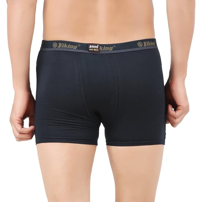 VIKING Men's Cotton Trunks (Pack of 3)