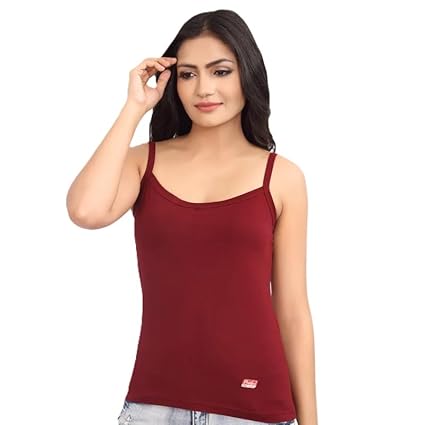 Prithvi® Rose Slip for Girls & Women's/Camisole - Pack of 5# Multicolour # Premium Wear # Colour May Vary #