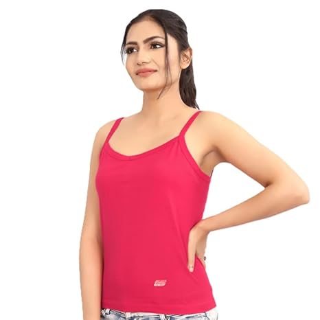 Prithvi® Rose Slip for Girls & Women's/Camisole - Pack of 3# Multicolour # Premium Wear # Colour May Vary #