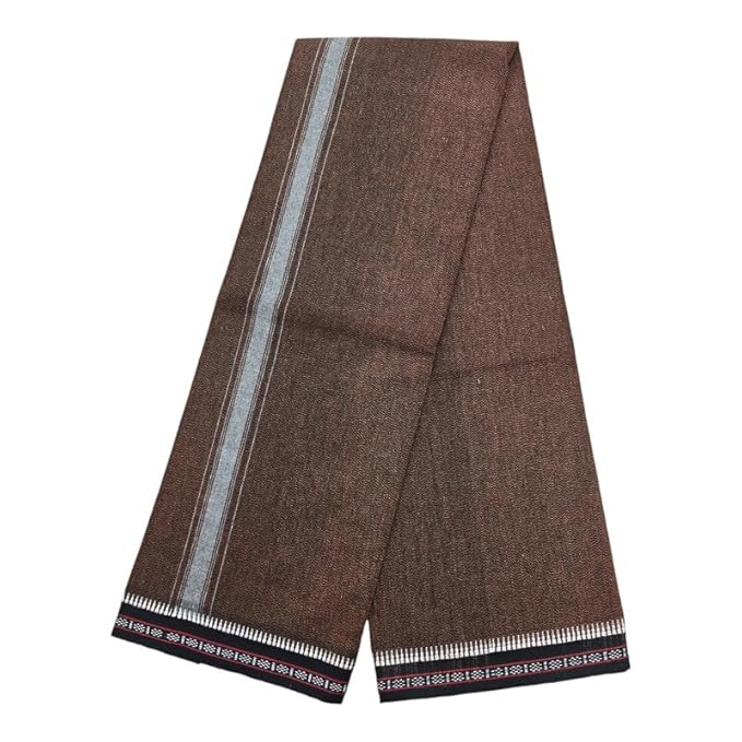 Men's Cotton Home Wear Handloom Dhoti's Color Dhoti l Kerala Thalapathi Border Single/Mundus | Men Temple Wear | Devotional Wear | Pure Cotton