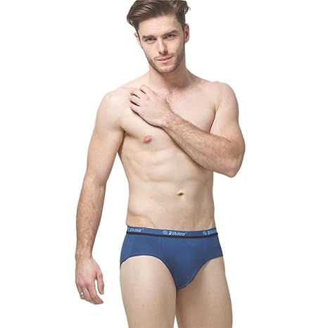 VIKING  Mens' Cotton Brief (Outer Elastic Miki) (Pack of 3) Assorted Colour