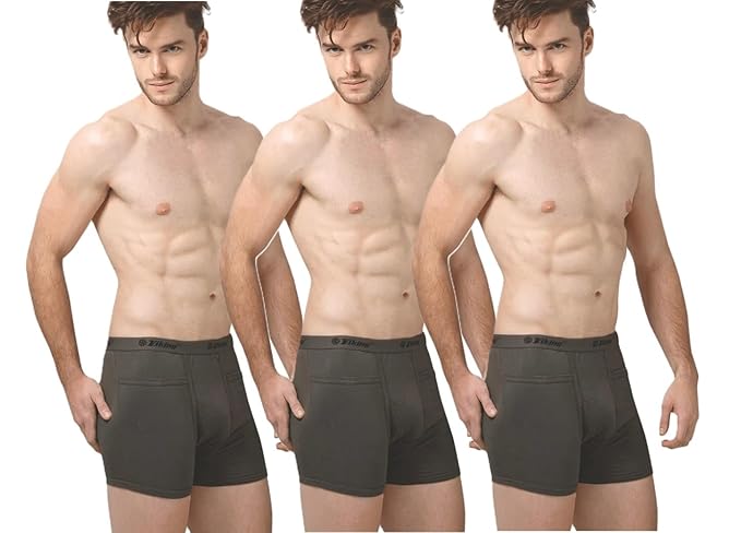 VIKING Men's Cotton Trunks (Pack of 3)