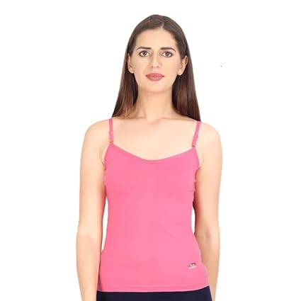 Prithvi® Joshi Slip (Adjustable Strap) for Girls & Women's/Camisole - # Multicolour # Premium Wear # Colour May Vary # for Girls & Women's/Camisole # PACK OF 5