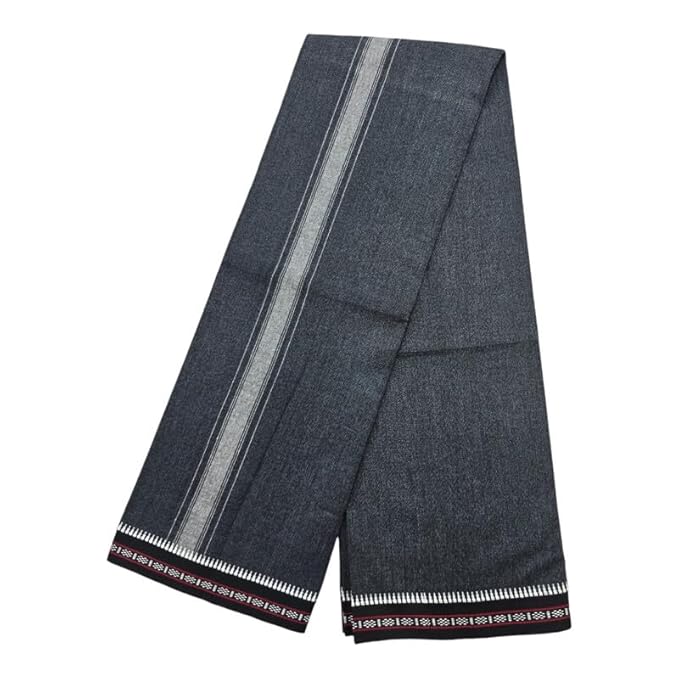 Men's Cotton Home Wear Handloom Dhoti's Color Dhoti l Kerala Thalapathi Border Single/Mundus | Men Temple Wear | Devotional Wear | Pure Cotton