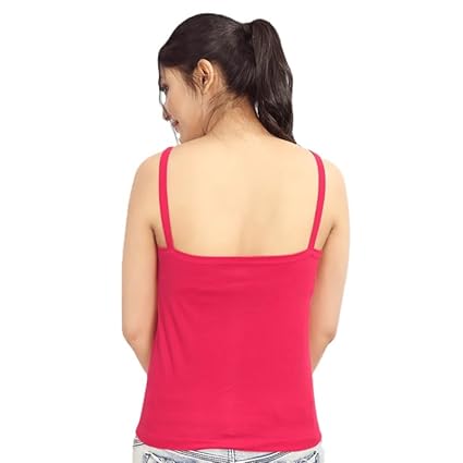 Prithvi® Rose Slip for Girls & Women's/Camisole - Pack of 5# Multicolour # Premium Wear # Colour May Vary #