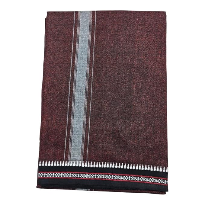 Men's Cotton Home Wear Handloom Dhoti's Color Dhoti l Kerala Thalapathi Border Single/Mundus | Men Temple Wear | Devotional Wear | Pure Cotton