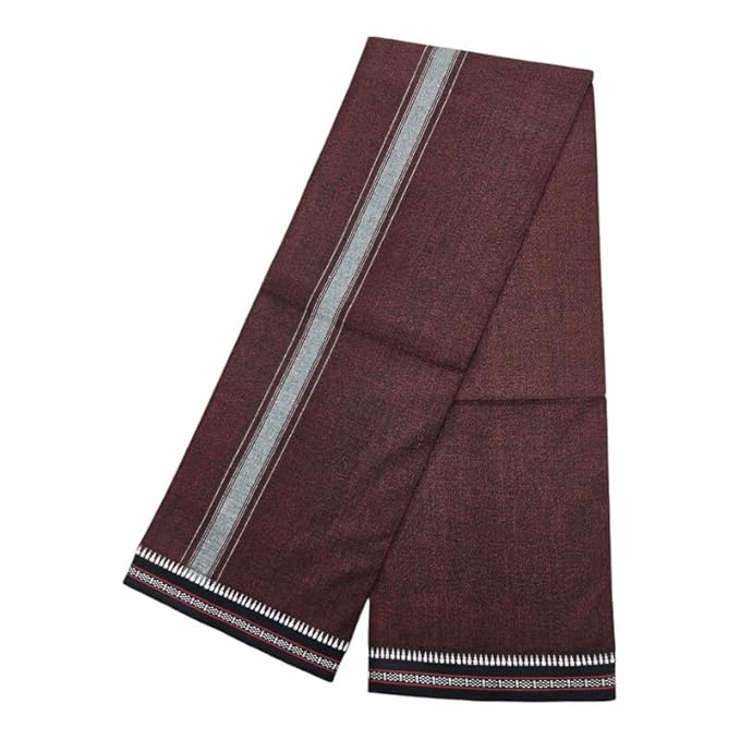 Men's Cotton Home Wear Handloom Dhoti's Color Dhoti l Kerala Thalapathi Border Single/Mundus | Men Temple Wear | Devotional Wear | Pure Cotton