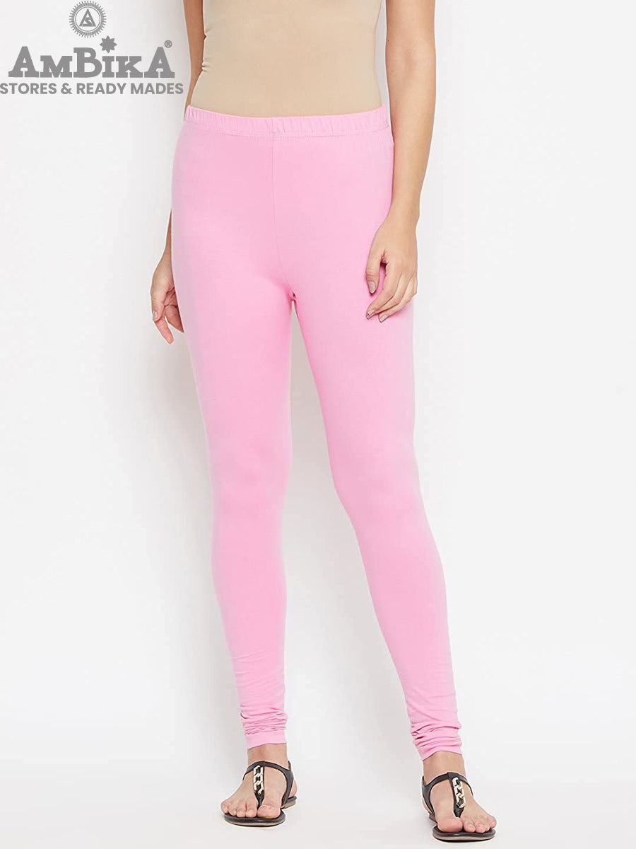Buy The Blazze Women Light Pink And White Solid Cotton Blend Pack Of 2  Leggings, Extra Large Online at Best Prices in India - JioMart.